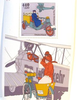 1 Briefmarke - Tag der Briefmarke 1997 - aus Block Nr. 41 - 4,40 DM / 2,20 EUR - Biebesheim (Rhein)