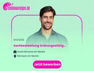 Sachbearbeitung Ordnungswidrigkeiten (m/w/d) - Remseck (Neckar)