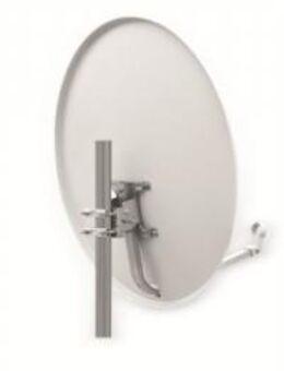60 cm Satellitenantenne mit 4fach LNB für ASTRA, Hotbird, Sky und div. Sat-Zub. wie Kabel, Umschalter ... - Rosenheim