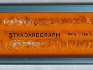 Schriftschablone Standardgraph 0,5mm senkrecht, breit 215/5 - Essen