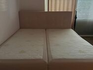 Boxspringbett mit Bettkasten 180x200 Beige - Münster