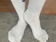 Getragene Socken weiß Tennissocken Damen Frauen - Duisburg