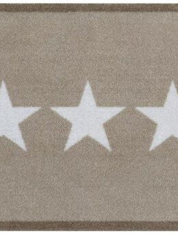 HANSE Home Fußmatte Sterne, Türmatte, rechteckig, Höhe: 7 mm, Schmutzfangmatte, Innen und Außen, Rutschfest, Wetterfest, Waschbar