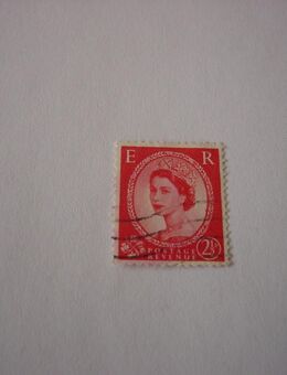 Briefmarke England Postage Revenue  ER 2 1/2 D Stempel - Stuttgart