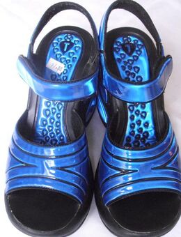 Plateau Sandalen Blau Gr. 37 NEU - Saarbrücken