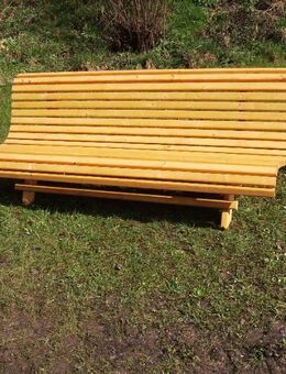 Sommerbank Hausbank Gartenbank fertig lasiert ca 200 cm lang - Tyrlaching