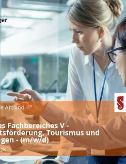 Leitung des Fachbereiches V - Wirtschaftsförderung, Tourismus und Beteiligungen - (m/w/d) - Quakenbrück