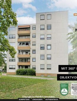 SICHERE INVESTITION - 1-Zimmer-ETW mit Keller, Stellplatz und Aufzug in Linkenheim-Hochstetten - Linkenheim-Hochstetten