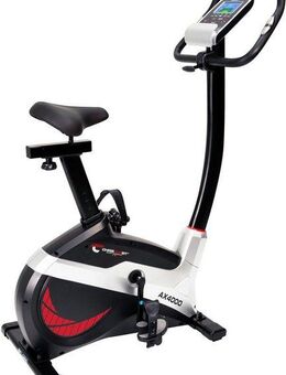 Christopeit Sport® Ergometer AX 4000 (mit verstellbarem Komfortsattel), Schwungmasse ca. 8 kg, 24 Widerstandsstufen