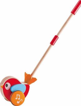Hape Schiebestab Schiebevogel Lilly, Mit zwitschernder Melodie