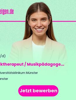 Musiktherapeut / Musikpädagoge (gn*) - Münster