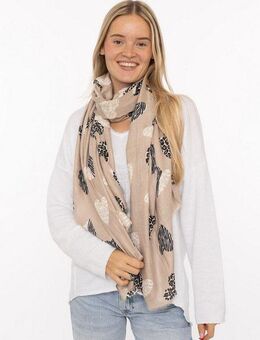 Zwillingsherz Schal "Safari Hearts", angesagtes Herzmuster im Leolook