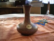 Keramik-Vase,handgetöpfert,Alt,ca. 14 cm hoch,bis ca. 11,5 cm Dm. - Linnich