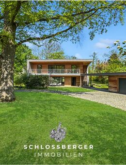 "VILLA IM PARK": MODERNE ARCHITEKTUR MIT WEITLÄUFIGEM GARTEN UND AMPER-ZUGANG - Emmering (Landkreis Fürstenfeldbruck)