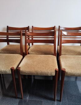 6 Vintage Stühle Mid-Century Midcentury Teak Top Zustand - Sankt Augustin