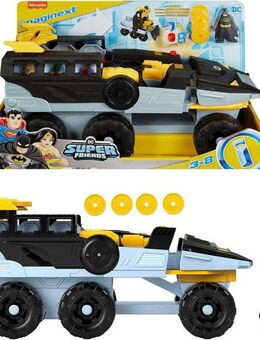 Fisher-Price® Spielzeug-Auto Imaginext DC Super Freunde Mega Bat-Transformer, mit Licht und Sound