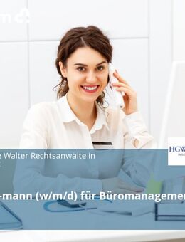 Kauffrau/-mann (w/m/d) für Büromanagement - Wiesbaden