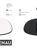 SPIEGELGLAS RECHTS BEHEIZT KONVEX VW SHARAN 7M 3B1857522 NEU in 44319