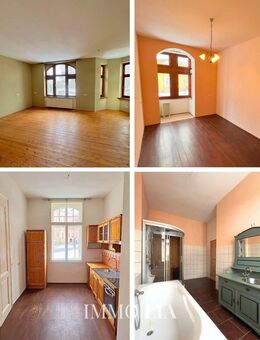 3 Zimmer Altbauwohnung mit EBK, Badezimmer mit Wanne und Dusche, Balkon, Gartennutzung - Hildburghausen