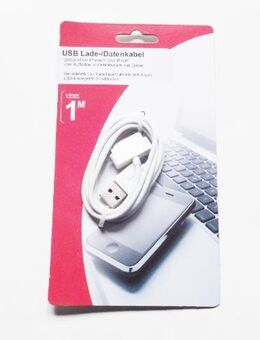 USB Sync Daten-/Ladekabel 1m „weiß“ für iPhones, iPads oder iPods - Andernach