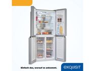 exquisit Multi Door MD425-150-040C inoxlook, 180 cm hoch, 79 cm breit