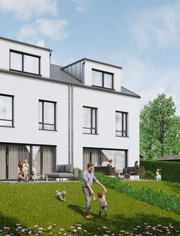 Für die junge Familie: "Herrliches Wohnen mit großem und sonnigem Garten" Moderne DHH in Rutesheim - Rutesheim