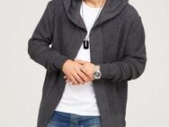 behype Strickjacke JAROMIR mit kuscheliger Kapuze
