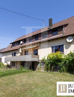 3-4 Familienhaus mit großer Gewerbefläche/Lagerfläche - Wimsheim