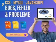 Reparatur von HTML, CSS, Javascript, MySQL und PHP-Fehlern - Wimsheim