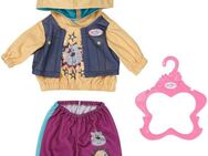 Baby Born Puppenkleidung Outfit mit Hoody, 43 cm, mit Kleiderbügel