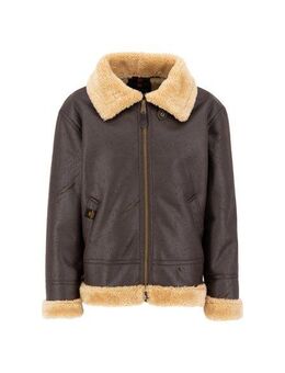 Alpha Industries Lederjacke Alpha Industries Men - Bomber Jackets B-3 Faux Leather