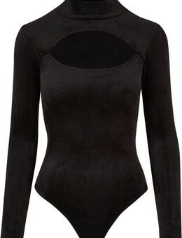 URBAN CLASSICS Body Urban Classics Damen Ladies Velvet Cut-Out Turtleneck Body