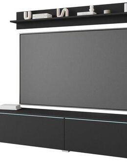 INOSIGN Wohnwand VERA I, Vitrinen Türanschlag links/rechts wechselbar, (Komplett-Set, 3-St), Mediawand 230 cm, Vitrine mit Verglasung, stehend und hängend