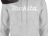 Makita PREMIUM XXXL Starter Set Kapuzenpullover Hoodie Sweatshirt Pullover Pulli Herren & Mütze Cap mit T-Shirt Design 1 - Wuppertal
