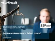 Rechtsanwaltsassistenz in Teilzeit (m/w/d) - Augsburg