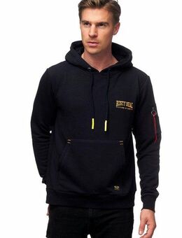 Rusty Neal Kapuzensweatshirt mit stylischer Ärmeltasche