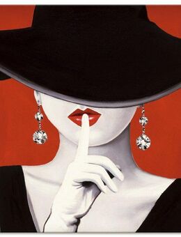 Artland Wandbild Hut ab I, Frau (1 St), als Leinwandbild, Poster, Wandaufkleber in verschied. Größen