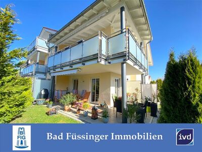 3-Zi.-Erdgeschosswohnung mit großzügiger Terrasse und Gartenanteil