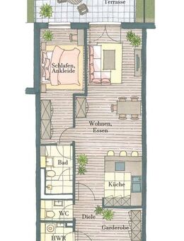 2 Zi. Wohnung mit Dachterrasse! - Schliersee