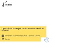 Operations Manager Entertainment Services (m/w/d) - Berlin