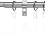 LICHTBLICK ORIGINAL Gardinenstange Gardinenstange Zylinder, 20 mm, ausziehbar, 1 läufig 130 - 240 cm, Ø 20 mm, 1-läufig, ausziehbar, Metall, Einläufige Vorhangstange mit Ringen für Gardinen und Stores.