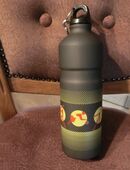 Trinkflasche Sport/ Aluminium/ 750 ml/ NEU/ Karabinerhaken in 47169