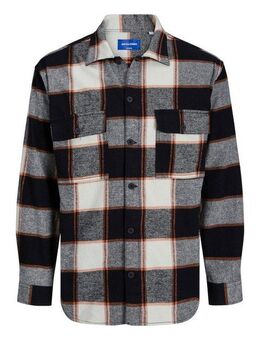 Jack & Jones Langarmhemd JORBLAFRI CHECK OVERSHIRT LS BF mit Brusttaschen