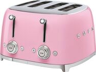 Smeg Toaster TSF03PKEU, 4 kurze Schlitze, 3000 W