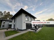 IMMOBERLIN.DE - Energieeffizientes Einfamilienhaus mit Südterrasse & Garage in naturschöner Lage in Seenähe - Wandlitz