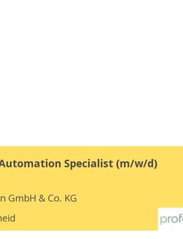 Marketing Automation Specialist (m/w/d) - Lüdenscheid