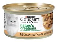 Gourmet Nature's Creations zum Sonderpreis! - Truthahn mit Spinat & Pastinaken 24 x 85 g