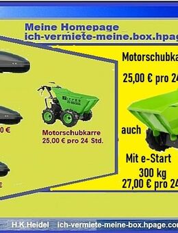 Motorschubkarre= Seil-Start - Algermissen