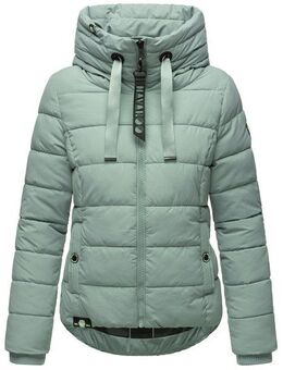 Navahoo Steppjacke Amayaa stylische Damen Winterjacke mit coolen Applikationen