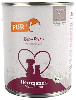 Sparpaket Herrmann's Reinfleisch / Bio-Reinfleisch 12 x 800 g - Bio-Pute
